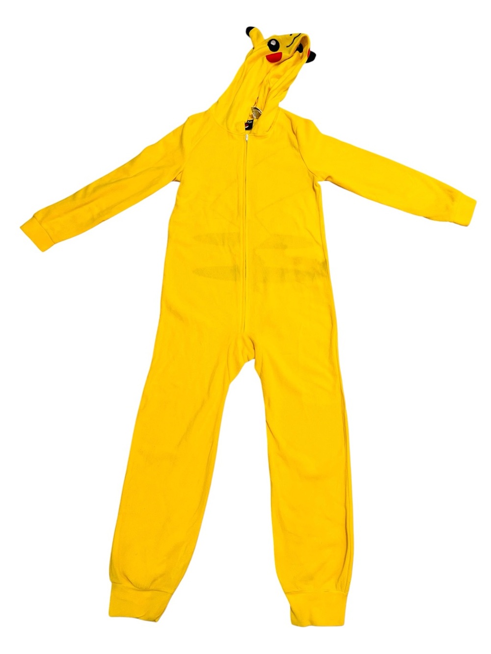 Pokémon Pikachu Hooded Fleece One Piece Pajama Costume Boys 10/12